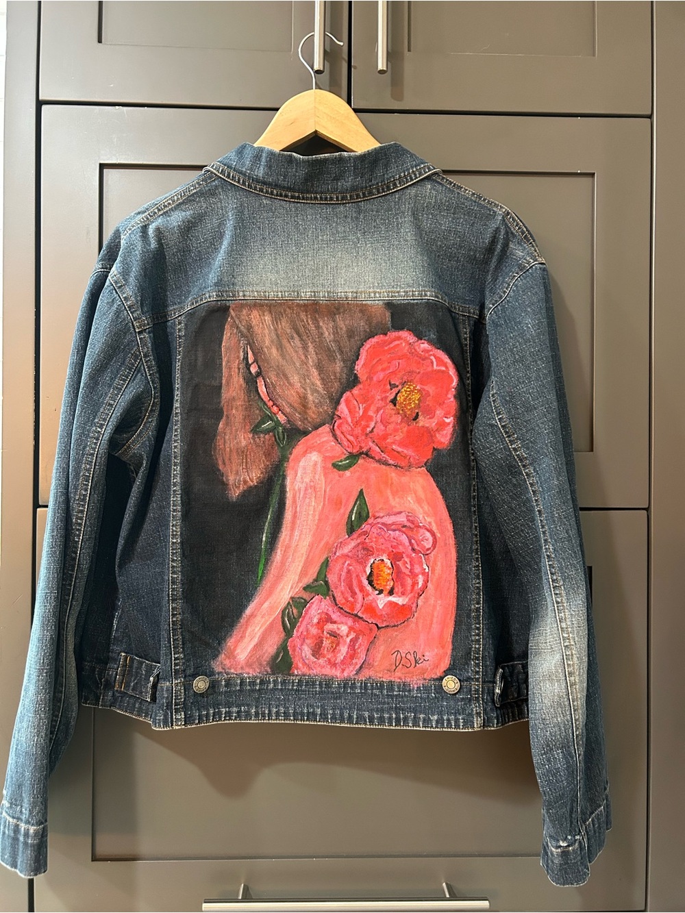 Chico's Dark Blue Denim Jean Jacket